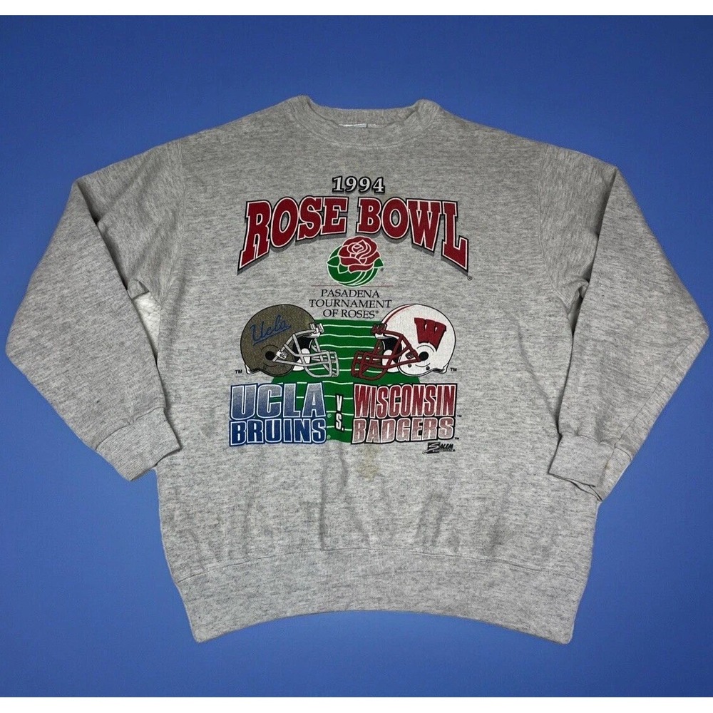 Vintage 1994 Rose Bowl UCLA Bruins Wisconsin Men's‎ M Crewneck Sweatshirt 90s